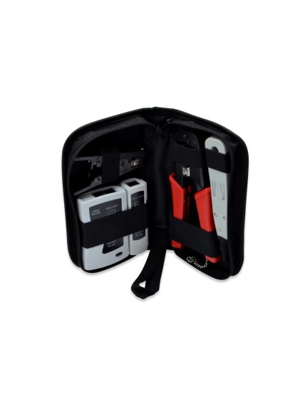 Digitus | Network Tool Set, LAN Tester, Crimping Tool, Cut and Stripping Tool, Punch Down Tool | Tool kit 2 Digitus | Network Tool Set, LAN Tester, Crimping Tool, Cut and Stripping Tool, Punch Down Tool | Tool kit 2