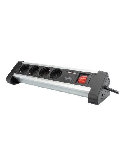 Digitus | Office Power Strip | DA-70614 | Silver/Black