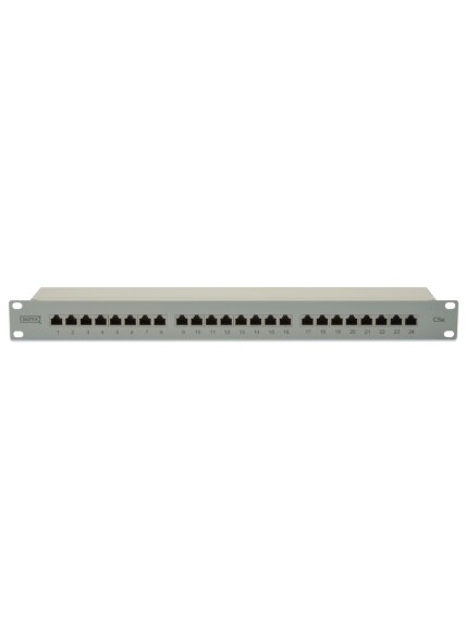 Digitus | Patch Panel | DN-91524S | Category: CAT 5e; Ports: 24 x RJ45; Retention strength: 7.7 kg; Insertion force: 30N max | 48.2 x 4.4 x 10.9 cm | White 2 Digitus | Patch Panel | DN-91524S | Category: CAT 5e; Ports: 24 x RJ45; Retention strength: 7.7 kg; Insertion force: 30N max | 48.2 x 4.4 x 10.9 cm | White 2
