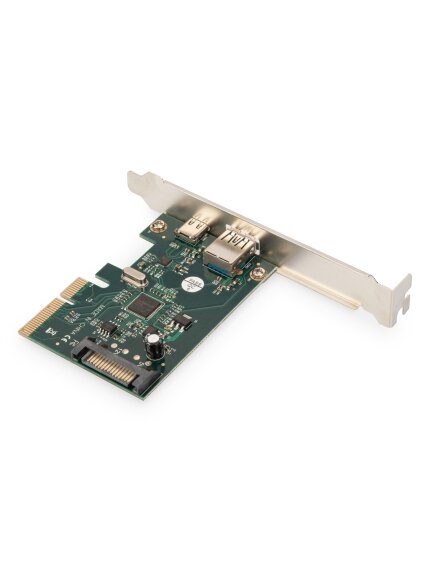 Digitus | PCIe card, USB-C 3.1 Gen 2, 10Gpbs, USB-A 3.1 | DS-30225 2