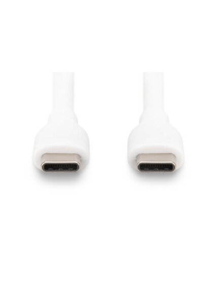 Digitus | Silicone Connection Cable | AK-300341-010-W | USB-C to USB-C 1 Digitus | Silicone Connection Cable | AK-300341-010-W | USB-C to USB-C 1