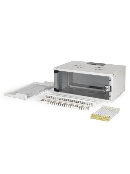 Digitus SOHO Pro network set, 483 mm (19"), 4U, 540 x 400 mm | DN-49200-SET | Light Grey 3 Digitus SOHO Pro network set, 483 mm (19"), 4U, 540 x 400 mm | DN-49200-SET | Light Grey 3
