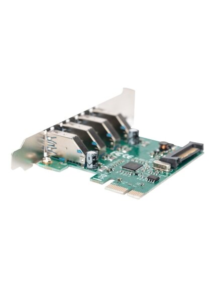 Digitus | USB 3.0, 4 Port, PCI Express Add-On card 4 Ports A/F External, VL805 chipset | DS-30221-1 Digitus | USB 3.0, 4 Port, PCI Express Add-On card 4 Ports A/F External, VL805 chipset | DS-30221-1