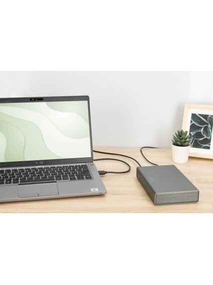 Digitus USB 3.0 hard disk enclosure, 3.5", SATA, 16TB, aluminum | DA-71106-1 2