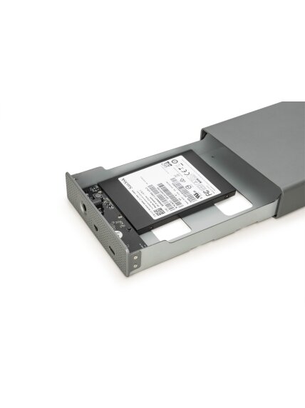 Digitus USB 3.0 hard disk enclosure, 3.5", SATA, 16TB, aluminum | DA-71106-1 6