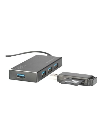 Digitus | USB 3.0 Hub, 4-port Incl. 5V/2A power supply | DA-70240-1 | USB 3.0 Hub 1 Digitus | USB 3.0 Hub, 4-port Incl. 5V/2A power supply | DA-70240-1 | USB 3.0 Hub 1