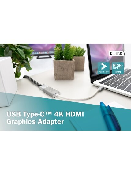 Digitus USB-C 3.2 Gen 1 to HDMI Graphic Adapter | DA-70836 7 Digitus USB-C 3.2 Gen 1 to HDMI Graphic Adapter | DA-70836 7