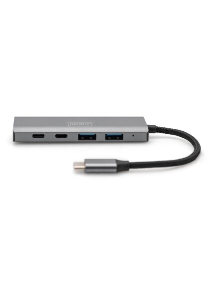 Digitus | USB-C 4 Port HUB 2x USB-A + 2x USB-C Gen2 | DA-70245 | USB-C Hub 1