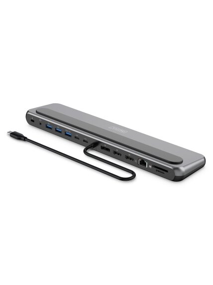 Digitus USB-C 8K docking station, 12-port | DA-70919 | Ethernet LAN (RJ-45) ports 1 | HDMI ports quantity 2 1 Digitus USB-C 8K docking station, 12-port | DA-70919 | Ethernet LAN (RJ-45) ports 1 | HDMI ports quantity 2 1