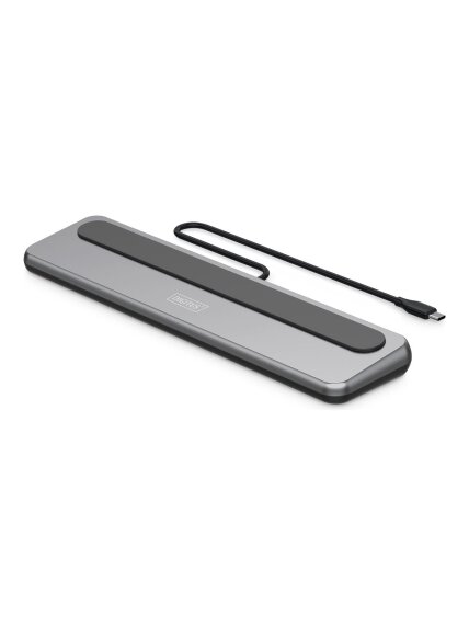 Digitus USB-C 8K docking station, 12-port | DA-70919 | Ethernet LAN (RJ-45) ports 1 | HDMI ports quantity 2 Digitus USB-C 8K docking station, 12-port | DA-70919 | Ethernet LAN (RJ-45) ports 1 | HDMI ports quantity 2