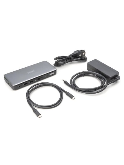 Digitus USB-C Docking Station, 11-port | DA-70917 | HDMI ports quantity 2 | Ethernet LAN 9 Digitus USB-C Docking Station, 11-port | DA-70917 | HDMI ports quantity 2 | Ethernet LAN 9