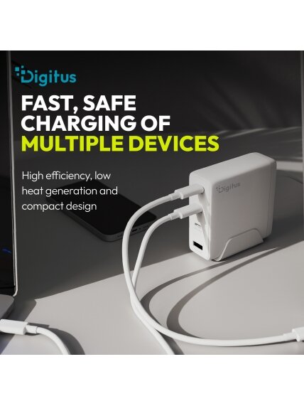 Digitus USB GaN Charger 140W, 3x USB-C, 1x USB-A | DA-10305 6