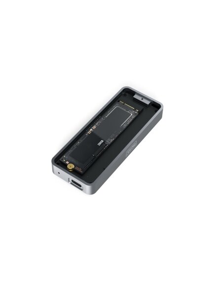 Digitus USB M.2 hard disk enclosure, SSD, external, NVMe, 20Gbps, USB 3.2 Gen2x2 | DA-71157 1