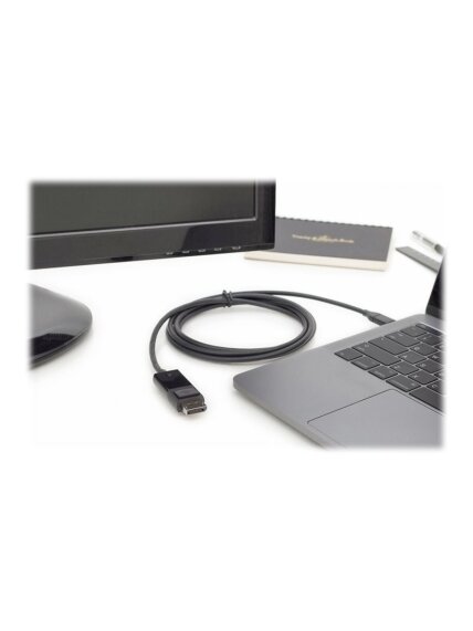 Digitus | USB Type-C adapter cable | AK-300333-020-S | USB-C | DisplayPort | USB-C to DP | 2 m 3 Digitus | USB Type-C adapter cable | AK-300333-020-S | USB-C | DisplayPort | USB-C to DP | 2 m 3