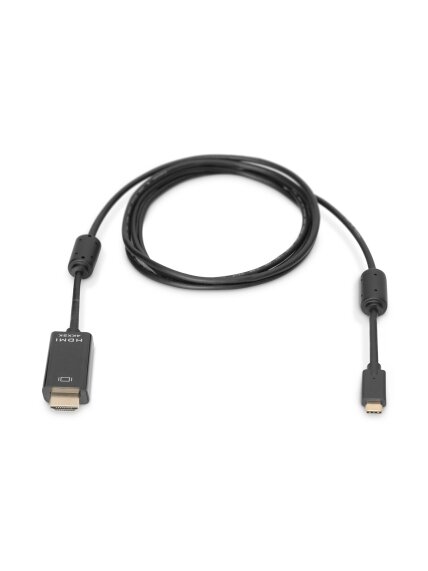 Digitus USB Type-C adapter cable, Type-C to HDMI A M/M, 2.0m, 4K/60Hz, 18GB, bl, gold | Digitus | USB Type-C adapter cable | AK-300330-020-S | USB-C to HDMI USB Type-C 1 Digitus USB Type-C adapter cable, Type-C to HDMI A M/M, 2.0m, 4K/60Hz, 18GB, bl, gold | Digitus | USB Type-C adapter cable | AK-300330-020-S | USB-C to HDMI USB Type-C 1