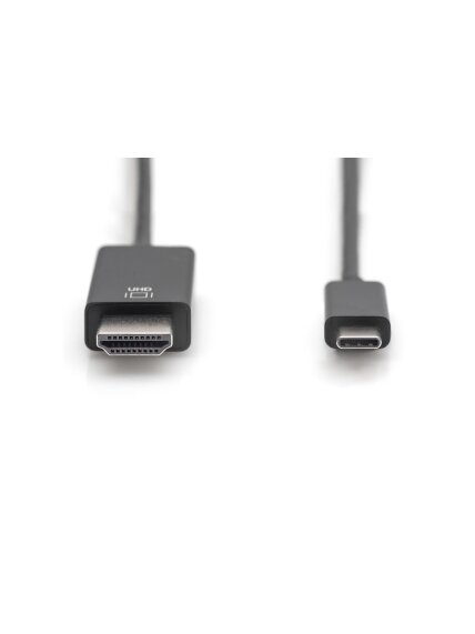 Digitus USB Type-C adapter cable, Type-C to HDMI A M/M, 2.0m, 4K/60Hz, 18GB, bl, gold | Digitus | USB Type-C adapter cable | AK-300330-020-S | USB-C to HDMI USB Type-C 2 Digitus USB Type-C adapter cable, Type-C to HDMI A M/M, 2.0m, 4K/60Hz, 18GB, bl, gold | Digitus | USB Type-C adapter cable | AK-300330-020-S | USB-C to HDMI USB Type-C 2
