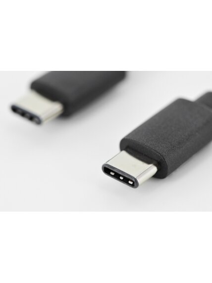 Digitus | USB Type-C Connection Cable | AK-300138-010-S | USB-C to USB-C USB Male 2.0 (Type C) | USB Male 2.0 (Type C) 1 Digitus | USB Type-C Connection Cable | AK-300138-010-S | USB-C to USB-C USB Male 2.0 (Type C) | USB Male 2.0 (Type C) 1