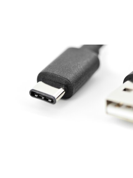 Digitus | USB Type-C connection cable, type USB-A - USB-C | AK-300154-010-S 1 Digitus | USB Type-C connection cable, type USB-A - USB-C | AK-300154-010-S 1