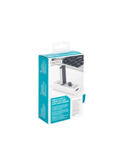 Digitus USB Type-C OTG 3-Port HUB and Card Reader | DA-70243 5 Digitus USB Type-C OTG 3-Port HUB and Card Reader | DA-70243 5