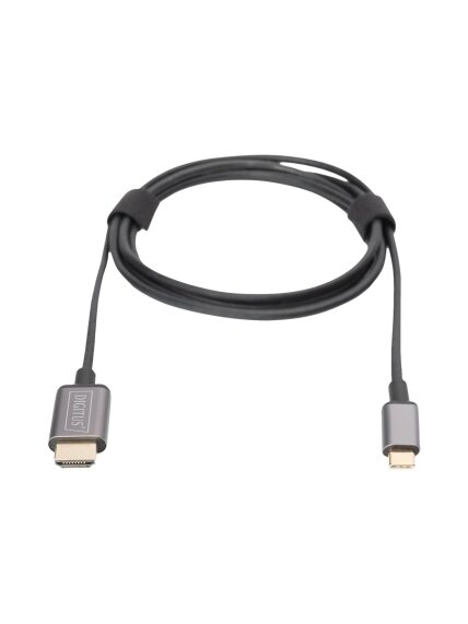 Digitus | USB Type-C to HDMI Adapter | DA-70821 | Black | USB Type-C | 1.8 m 1