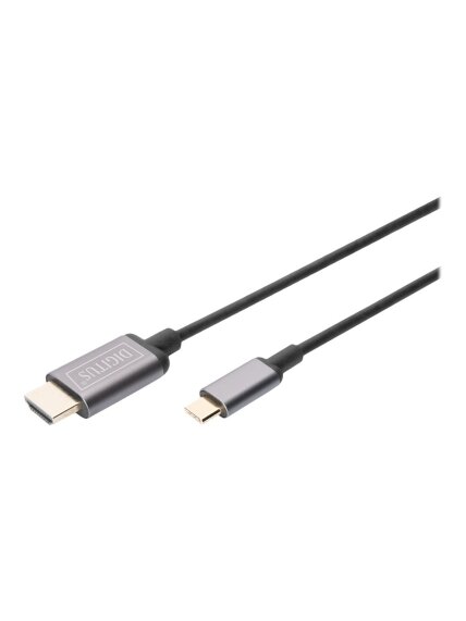 Digitus | USB Type-C to HDMI Adapter | DA-70821 | Black | USB Type-C | 1.8 m