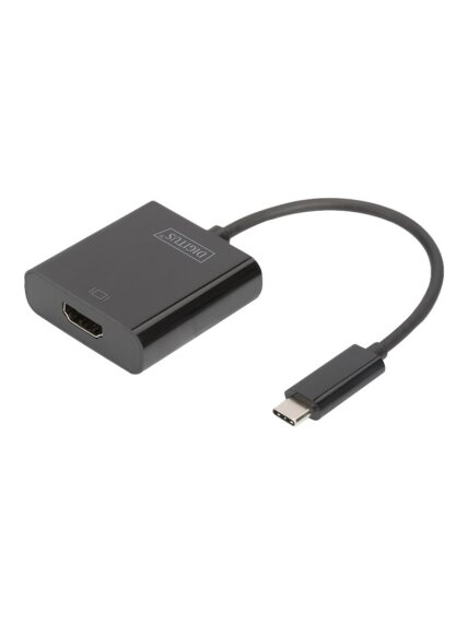 Digitus | USB Type-C to HDMI Adapter | DA-70852 | Black | USB Type-C | 0.15 m Digitus | USB Type-C to HDMI Adapter | DA-70852 | Black | USB Type-C | 0.15 m