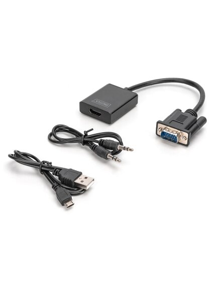 Digitus | VGA - HDMI Converter | DA-70473 1