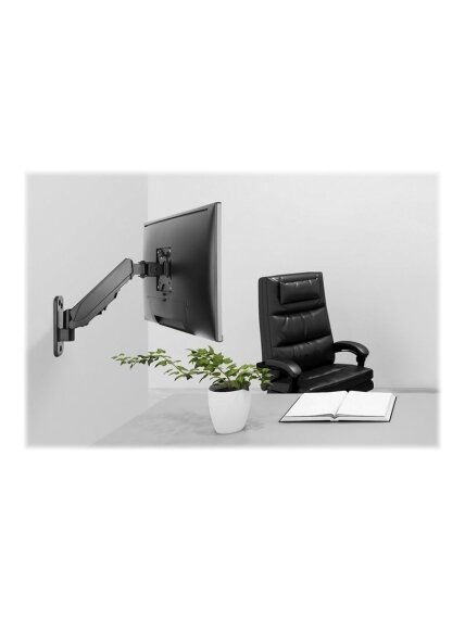 Digitus Wall mount | DA-90396 | Adjustable Height, Rotate, Tilt | 17-32 " | Maximum weight (capacity) 8 kg | Black 5