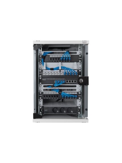 Digitus Wall-mounted housing 254 mm (10") | DN-10-09U | 31.2 x 30 cm | Grey 2 Digitus Wall-mounted housing 254 mm (10") | DN-10-09U | 31.2 x 30 cm | Grey 2