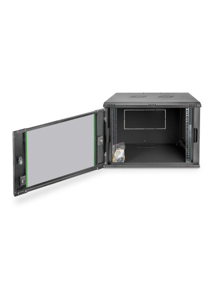 Digitus Wall Mounting Cabinet | DN-19 09-U-EC-SW | Black 7 Digitus Wall Mounting Cabinet | DN-19 09-U-EC-SW | Black 7