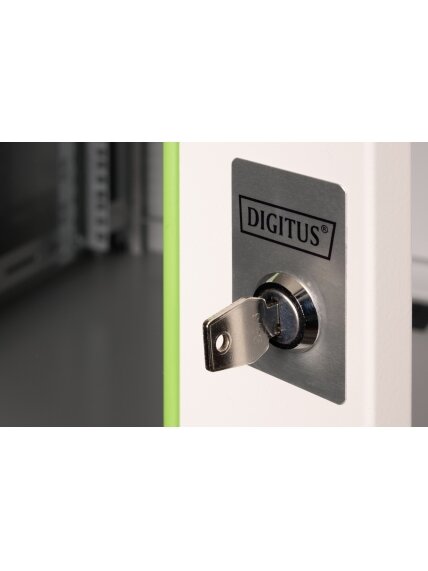 Digitus | Wall Mounting Cabinet Unique Series | DN-19 12U-6/6 | 60 x 60 cm | Grey 3