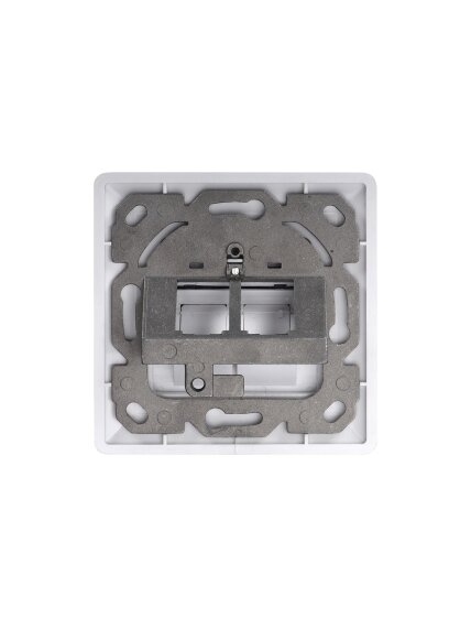 Digitus | Wallplate for Keystone Modules, German type, middle plate 50x50 mm, frame 80x80 mm | DN-93801-1 1 Digitus | Wallplate for Keystone Modules, German type, middle plate 50x50 mm, frame 80x80 mm | DN-93801-1 1