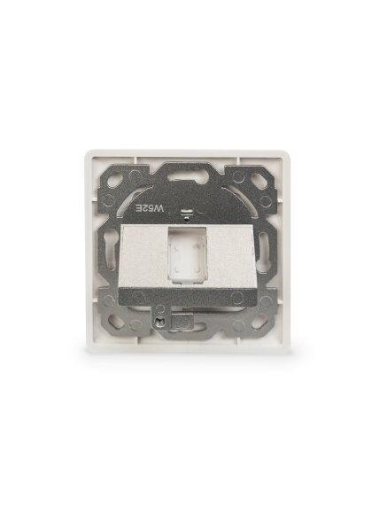 Digitus | Wallplate for Keystone Modules, German type, middle plate 50x50 mm, frame 80x80 mm | DN-93811 2