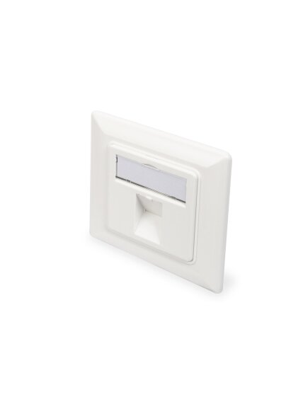 Digitus | Wallplate for Keystone Modules, German type, middle plate 50x50 mm, frame 80x80 mm | DN-93811 Digitus | Wallplate for Keystone Modules, German type, middle plate 50x50 mm, frame 80x80 mm | DN-93811