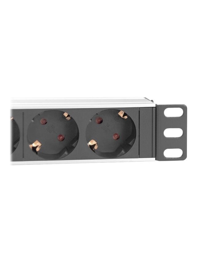 Digitus | 10” Socket Strip with Aluminum Profile, 4-way safety sockets | DN-95418 3 Digitus | 10” Socket Strip with Aluminum Profile, 4-way safety sockets | DN-95418 3