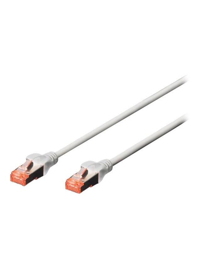 Digitus CAT 6 S/FTP | Patch cord | Length 1 m | Grey Digitus CAT 6 S/FTP | Patch cord | Length 1 m | Grey