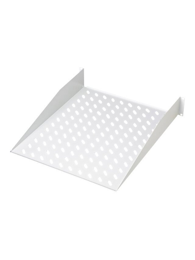 Digitus | Fixed Shelf for Racks | DN-97610 | Perfect for storage of components which are not 483 mm (19”) suitable; Slim design which takes space of 2 height units; Easy and quick to mount or dismount; Load capacity: 25 kg; Dimensions:  88 x 482 x 349 mm
