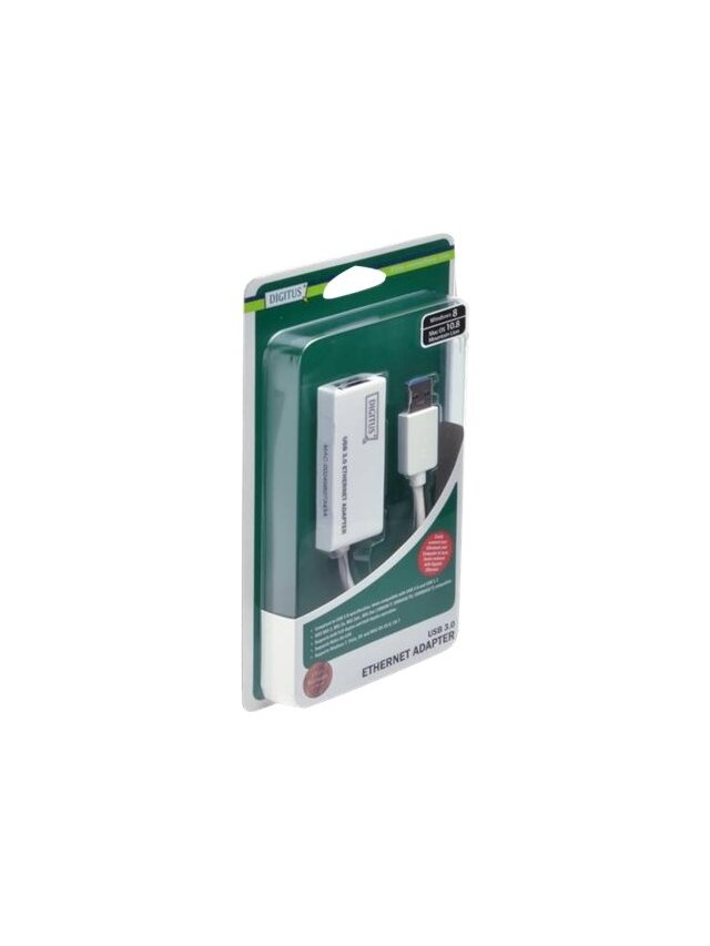 Digitus | USB 3.0 to Gigabit Ethernet Adapter USB-A Male, 10/100/1000 Mbps | DN-3023 | Network Adapter 1 Digitus | USB 3.0 to Gigabit Ethernet Adapter USB-A Male, 10/100/1000 Mbps | DN-3023 | Network Adapter 1