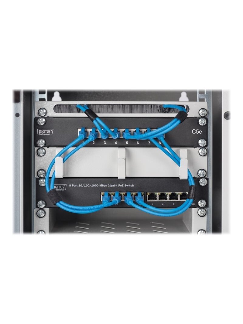 Digitus | 8-port Gigabit Ethernet PoE switch | DN-95317 | Unmanaged | Rackmountable | Power supply type Internal 2 Digitus | 8-port Gigabit Ethernet PoE switch | DN-95317 | Unmanaged | Rackmountable | Power supply type Internal 2