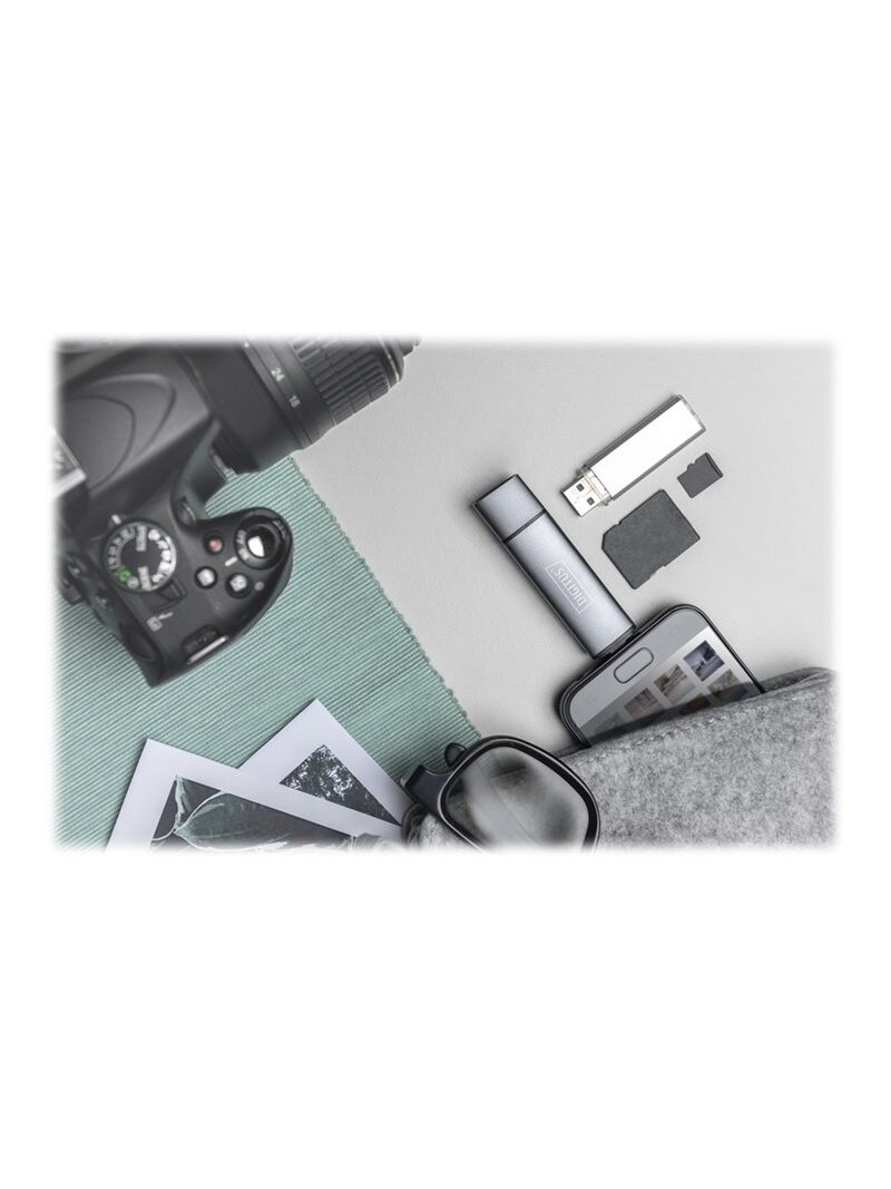 Digitus | Card reader - USB 3.0/USB-C | DA-70886 7 Digitus | Card reader - USB 3.0/USB-C | DA-70886 7