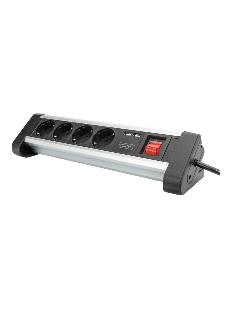 Digitus | Office Power Strip | DA-70614 | Silver/Black Digitus | Office Power Strip | DA-70614 | Silver/Black
