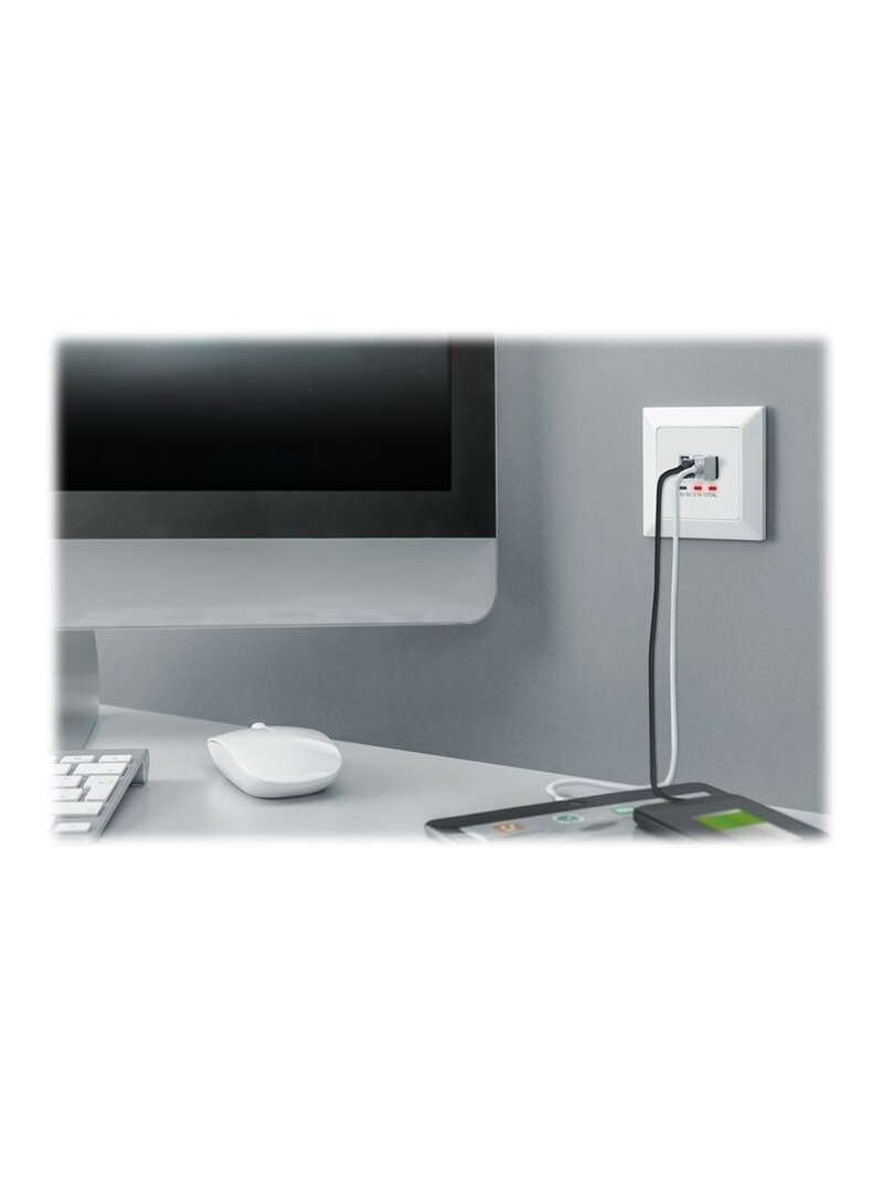 Digitus | Socket with USB A & USB-C Ports, flush mounted 4 Digitus | Socket with USB A & USB-C Ports, flush mounted 4