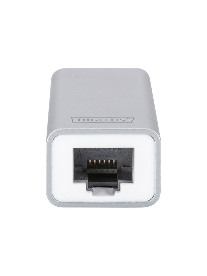 Digitus | USB Type C 3.0 Gigabit Ethernet Adapter 10/100/1000 Mbps | DN-3024 | USB Type-C to RJ45