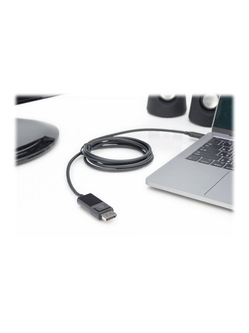 Digitus | USB Type-C adapter cable | AK-300333-020-S | USB-C | DisplayPort | USB-C to DP | 2 m 2 Digitus | USB Type-C adapter cable | AK-300333-020-S | USB-C | DisplayPort | USB-C to DP | 2 m 2
