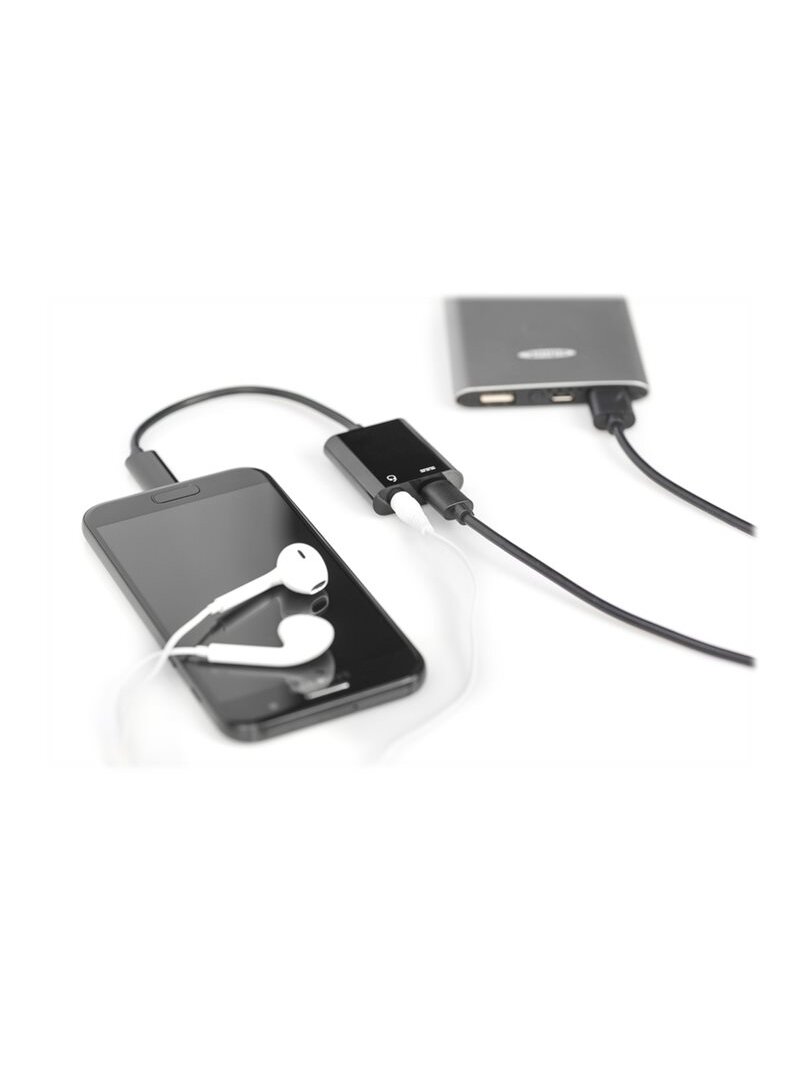 Digitus | USB Type-C adapter/Converter, Type-C to USB Type-C with 3.5mm stereo | AK-300400-002-S 5