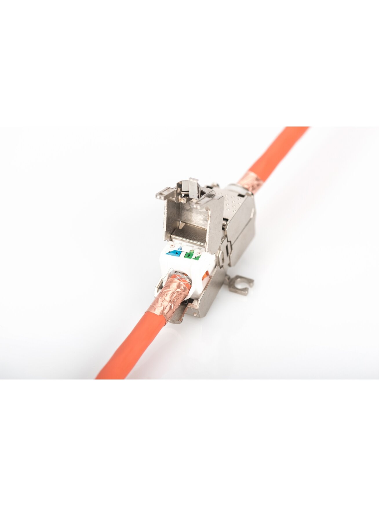 DN-93909 | Field Termination Coupler CAT 6A, 500 MHz for AWG 22-26, fully shielded, keyst. design, 26x35x80 4 DN-93909 | Field Termination Coupler CAT 6A, 500 MHz for AWG 22-26, fully shielded, keyst. design, 26x35x80 4