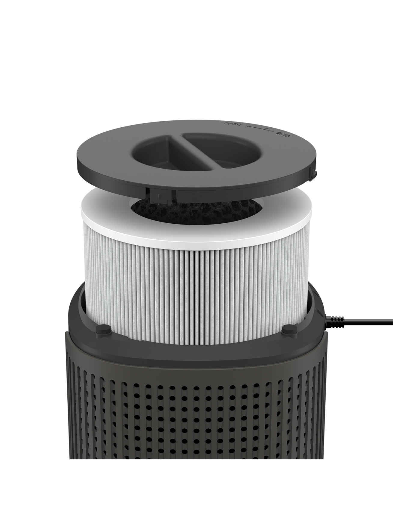 Duux Smart Air Purifier | Bright 2 | 4-22 W | Suitable for rooms up to 42 m² | Black 3