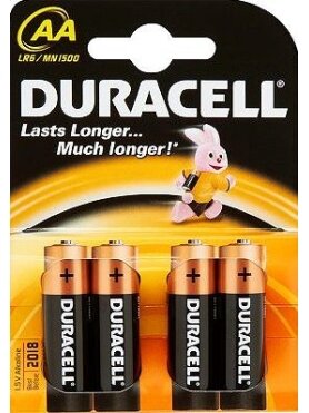 Duracell | AA/LR6 | Alkaline Basic MN1500 | 4 pc(s) 1 Duracell | AA/LR6 | Alkaline Basic MN1500 | 4 pc(s) 1