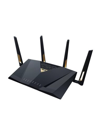 Dual-band WiFi 7 AiMesh Extendable Performance Router | RT-BE88U | 802.11be | 10/100/1000 Mbit/s | Ethernet LAN (RJ-45) ports 4 | Mesh Support Yes | MU-MiMO Yes | 3G/4G data sharing | Antenna type External Dual-band WiFi 7 AiMesh Extendable Performance Router | RT-BE88U | 802.11be | 10/100/1000 Mbit/s | Ethernet LAN (RJ-45) ports 4 | Mesh Support Yes | MU-MiMO Yes | 3G/4G data sharing | Antenna type External