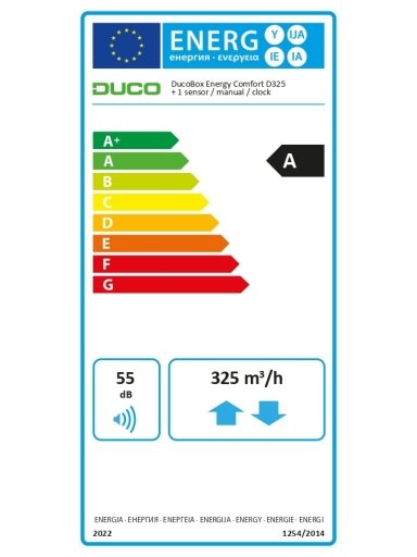 DUCO | DucoBox Energy Comfort D325 DUCO | DucoBox Energy Comfort D325